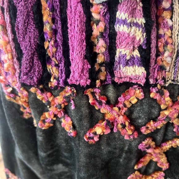 Vtg Sandy Starkman Art To Wear Patchwork Jacket XL - Picture 3 of 8